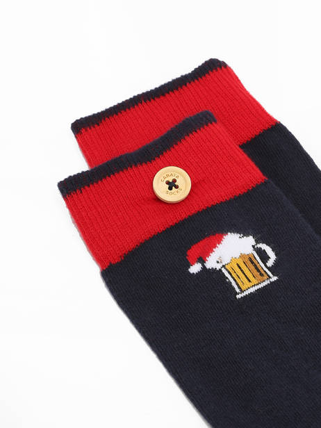 Chaussettes Cabaia Noir socks men AUR vue secondaire 1