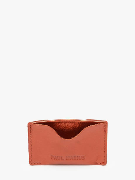 Porte-cartes Gabin Ginger Cuir Paul marius Marron ginger GABINGIN vue secondaire 1