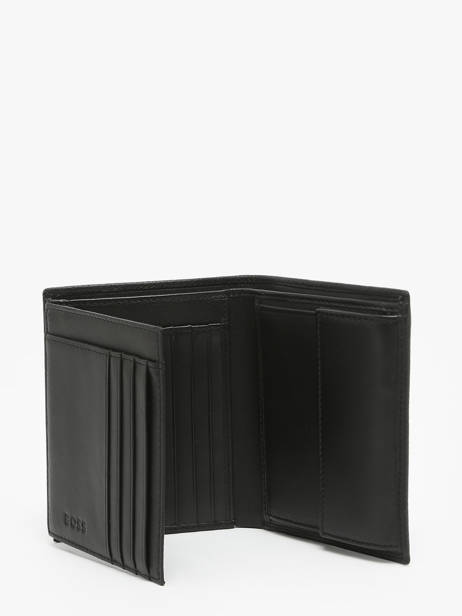 Portefeuille Grained Cuir Hugo boss Noir grained HLO416A vue secondaire 1