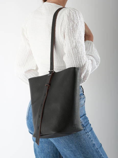 Sac Porté épaule Sac à Dos M Cavalier Cuir Etrier Noir cavalier ECLR126M vue secondaire 2