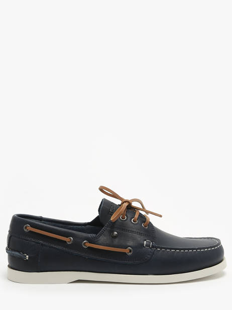 Chaussures Bateau Orland En Cuir Redskins Bleu men ORLAND