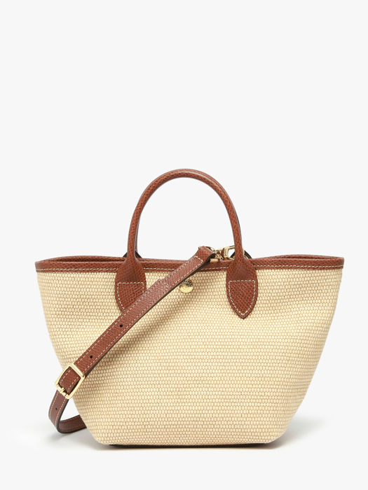 Longchamp New le panier pliage Sacs porté travers Marron