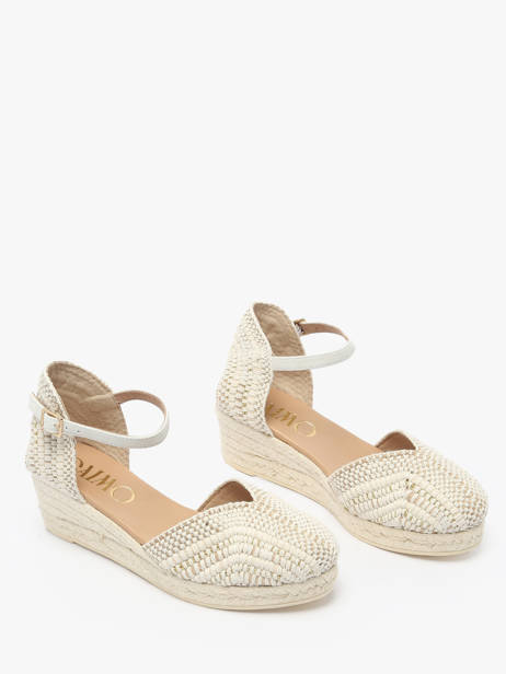 Espadrilles Talon Compensé Belmira Gaimo Beige women BELMIRA vue secondaire 1