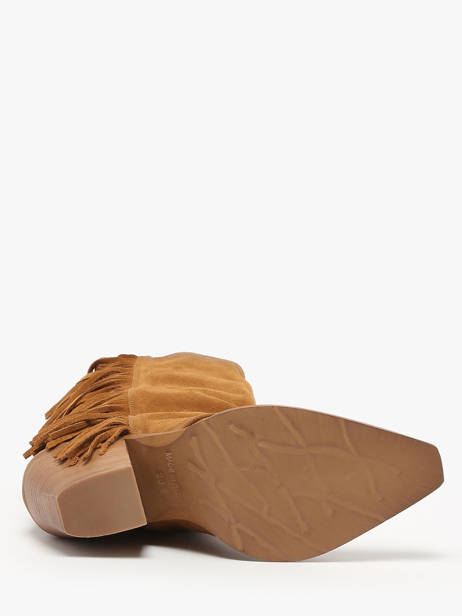 Santiags En Cuir Metisse Marron women XD2048 vue secondaire 5