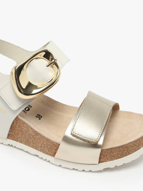 Sandales Leandre En Cuir Mephisto Or women P5146894 vue secondaire 2