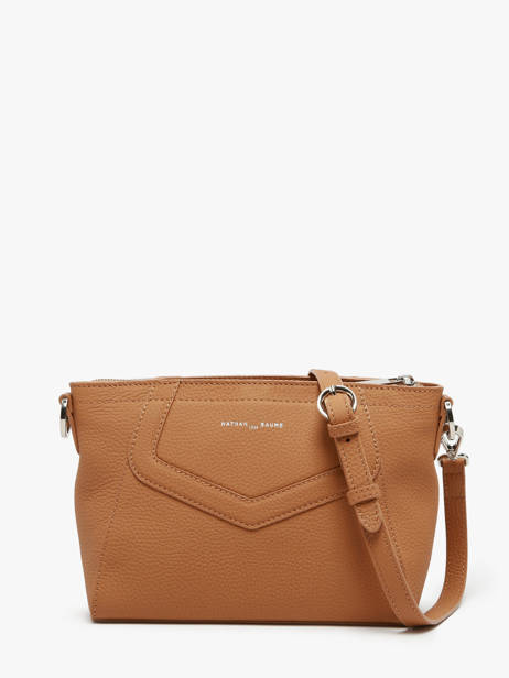 Sac Bandoulière Vanilla Cuir Nathan baume Marron candy 7 vue secondaire 4