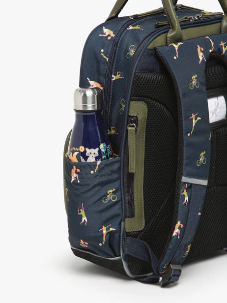 Sac à Dos 2 Compartiments Cameleon Vert vintage urban PBVBSD37 vue secondaire 5