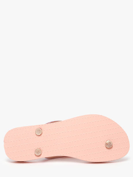 Tongs Slim Glitter Ii Havaianas Rose women 4146975F vue secondaire 4