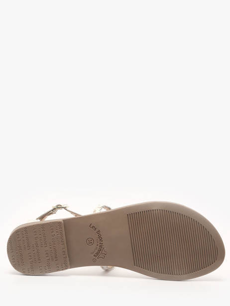 Nu-pieds Diah En Cuir Les tropeziennes Blanc women DIAH vue secondaire 4