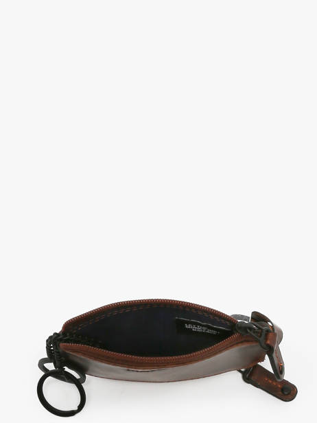 Porte-monnaie Porte-clefs Cuir Maverick Marron the original MAVTO059 vue secondaire 1