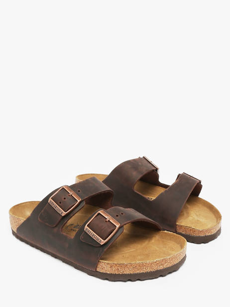 Mules Arizona Leoi Habana En Cuir Birkenstock Marron men 52531 vue secondaire 1