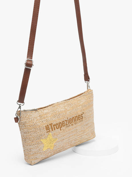 Sac Bandoulière Panama Papier Les tropeziennes Beige panama TZ02 vue secondaire 2