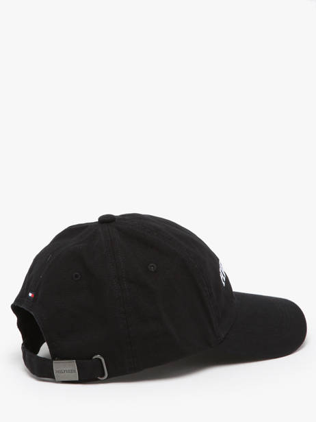 Casquette Tommy hilfiger Noir th monotype AM12154 vue secondaire 2