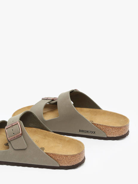 Mules Arizona Bfbc Stone Birkenstock Gris men 151211 vue secondaire 2