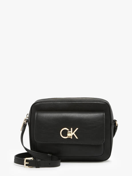 Sac Bandoulière Re-lock Polyester Recyclé Calvin klein jeans Noir re-lock K611083