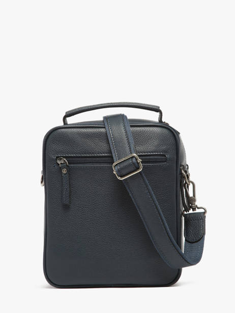 Sac Bandoulière Flandres Cuir Etrier Bleu flandres EFLA732M vue secondaire 4