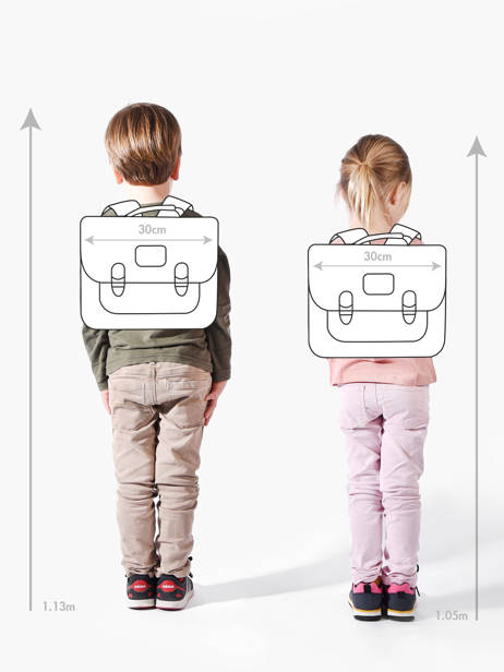 Cartable 1 Compartiment Tann's Multicolore les fantaisies f 35265 vue secondaire 1