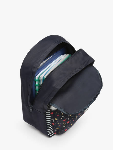 Sac à Dos 2 Compartiments Tann's Bleu les fantaisies f 63321 vue secondaire 3
