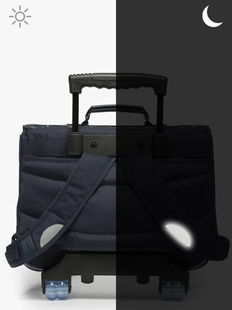 Cartable à Roulettes 2 Compartiments Tann's Bleu les fantaisies g 42142 vue secondaire 6