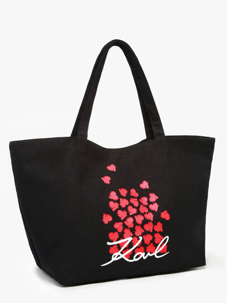 Sac Porté épaule K Signature Coton Karl lagerfeld Noir k signature A3W50111 vue secondaire 2