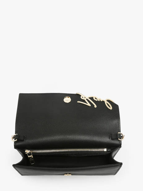 Sac Bandoulière K Signature Cuir Karl lagerfeld Noir k signature A3W32021 vue secondaire 3