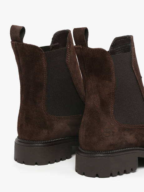 Chelsea Boots En Cuir Tamaris Marron women 41 vue secondaire 3