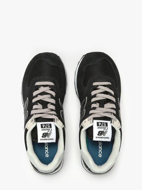 Sneakers 574 En Cuir New balance Noir boy ML574EVB vue secondaire 4