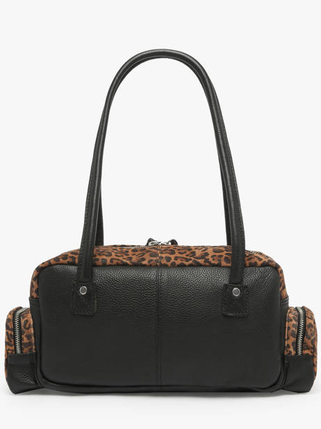 Sac Porté épaule 90's Cuir Paul marius Noir 90's BASLE90S vue secondaire 4