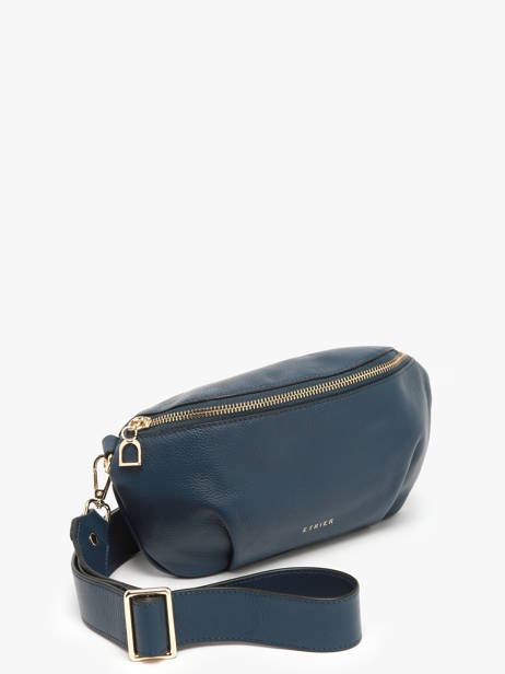 Sac Banane M Tradition Cuir Etrier Bleu tradition ETRA022M vue secondaire 2