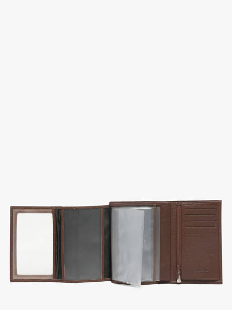 Portefeuille Confort Cuir Hexagona Marron confort 461009 vue secondaire 2