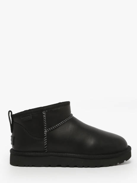 Bottines En Cuir Ugg Noir women 1163490