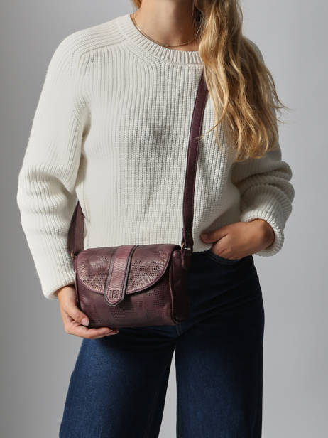 Sac Bandoulière Heritage Cuir Biba Rouge heritage KAY1L vue secondaire 1