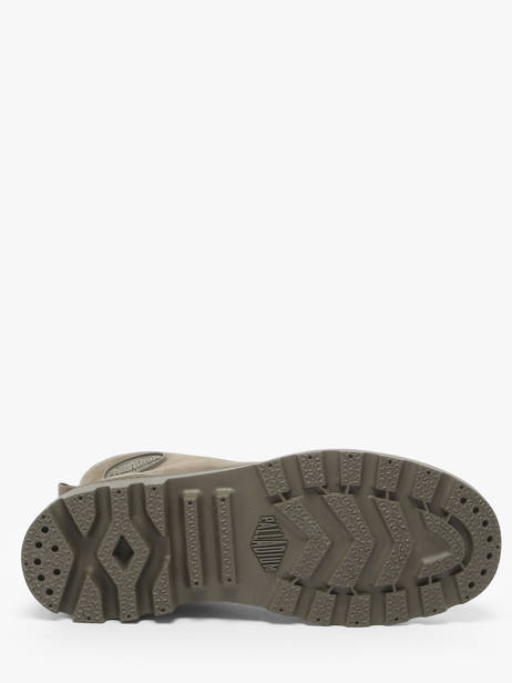 Bottines En Cuir Palladium Vert women 95982281 vue secondaire 5