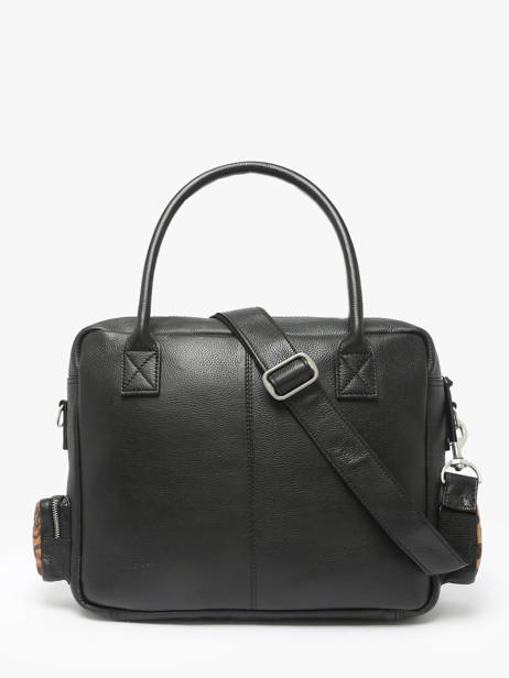 Sac à Main Leopard Cuir Paul marius Noir leopard DANDL90S vue secondaire 4