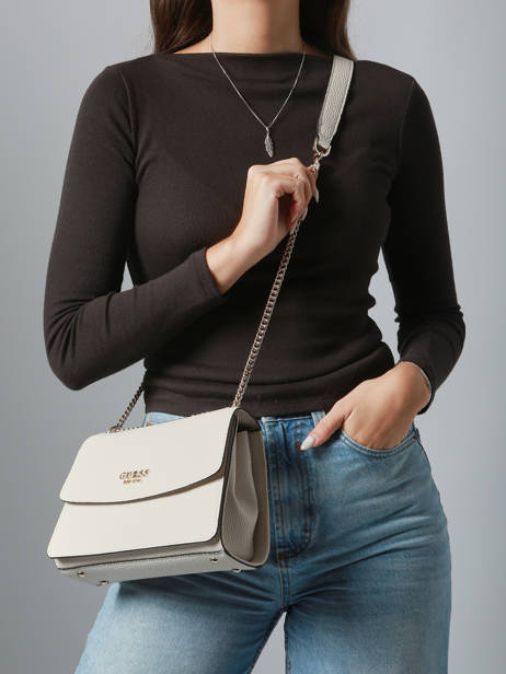 Sac Bandoulière Calista Guess Blanc calista BG733421 vue secondaire 1