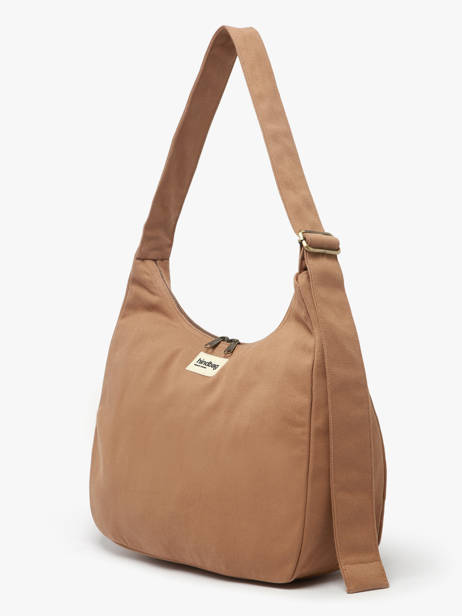 Sac Porté épaule Claire Coton Hindbag Marron best seller CLAIRE vue secondaire 2
