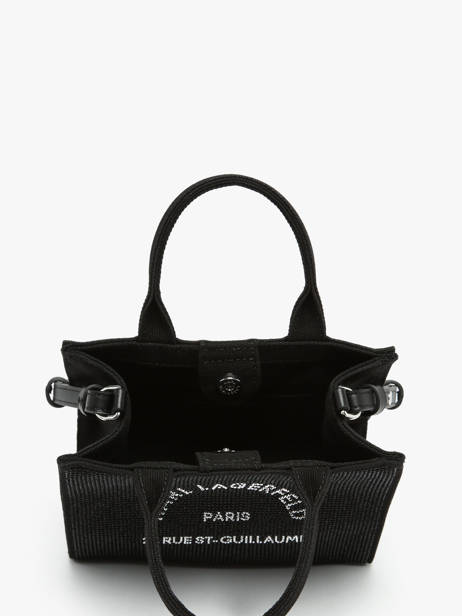 Sac Bandoulière Rue St Guillaume Strass Karl lagerfeld Noir rsg A4W50014 vue secondaire 3