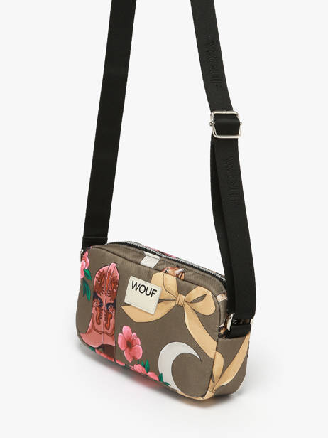 Sac Bandoulière Rodeo Polyester Recyclé Wouf Multicolore rodeo BM250012 vue secondaire 2