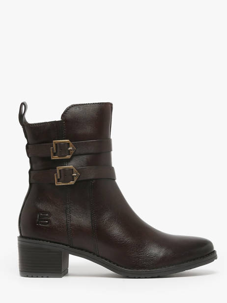 Bottines à Talon En Cuir Tt. bagatt Marron women 41006100