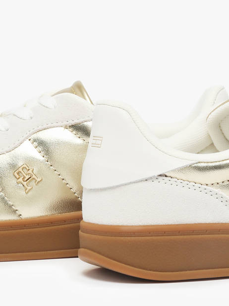 Sneakers En Cuir Tommy hilfiger Or women 90260HT vue secondaire 2