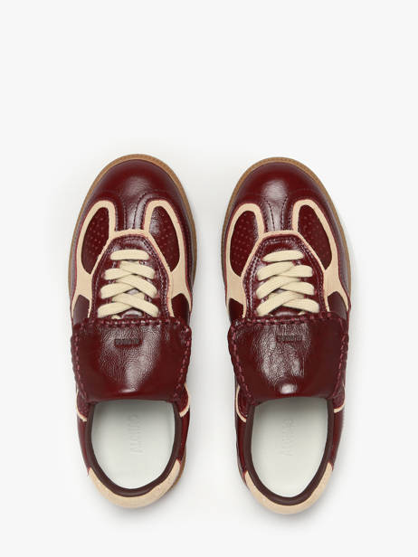 Sneakers En Cuir Alohas Rouge women 10082905 vue secondaire 3