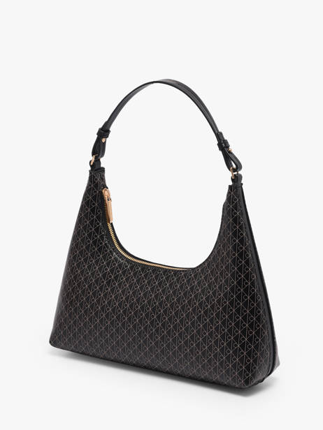 Sac Porté épaule Coated Emblem Polyester Recyclé Calvin klein jeans Noir coated emblem 4F3298G vue secondaire 1