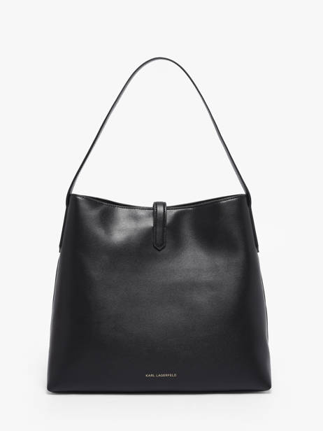 Sac Porté épaule K Autograph Cuir Karl lagerfeld Noir k autograph B1W30096 vue secondaire 4