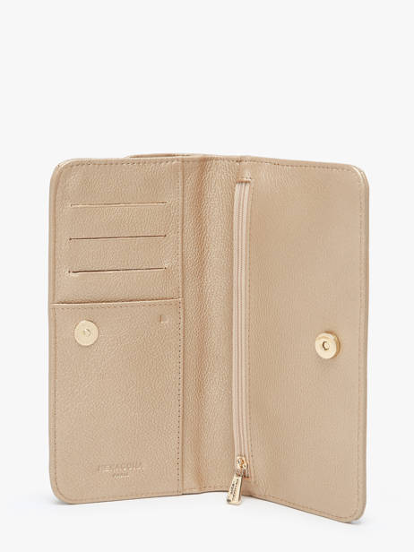 Sac Pochette Luna Cuir Avec Chaînette Amovible Hexagona Or luna 688422 vue secondaire 4