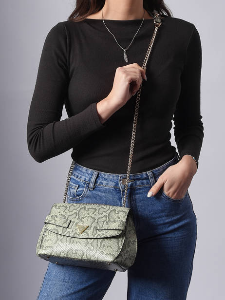 Sac Bandoulière Serenova Polyurethane Guess Vert serenova KG809121 vue secondaire 1