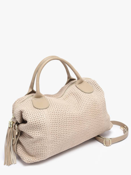 Sac Porté Main Beautiful Cuir Milano Beige beautiful BE25111 vue secondaire 2