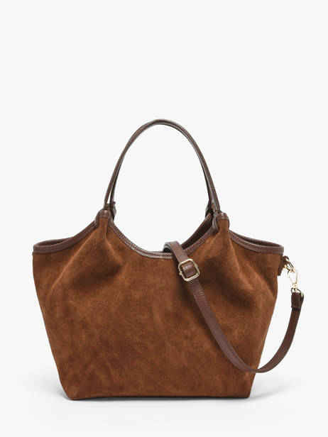 Sac Porté épaule Velvet Caviar Cuir Milano Marron velvet caviar VC241111 vue secondaire 4