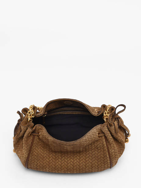 Sac Mini 24h Cuir Gerard darel Marron studio D477 vue secondaire 3