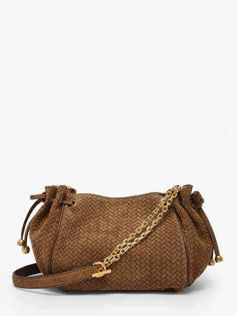 Sac Mini 24h Cuir Gerard darel Marron studio D477 vue secondaire 4