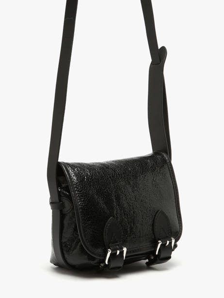 Sac Bandoulière Eclipse Cuir Paul marius Noir eclipse LOULOUS vue secondaire 2